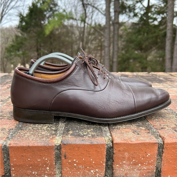 Magnanni Federico Cap Toe Oxford Mens Size 10 D Brown Leather Dress Shoes 12654 main image 9